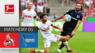 1. FC Köln - Hertha Berlin 3-1 | Highlights | Matchday 1 – Bundesliga 2021/22