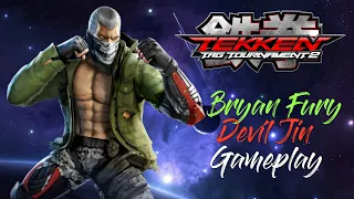 Tekken Tag Tournament 2: Bryan Fury/Devil Jin Gameplay