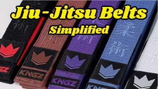 BJJ Belts "Simplified"