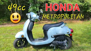 Honda Metropolitan "Big Man On A Little Scooter"