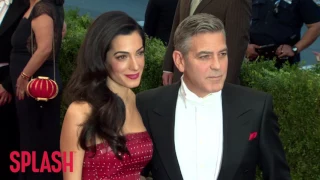 George and Amal Clooney Expecting Twins Any Day Now | Splash News TV