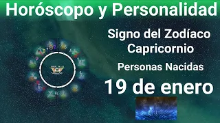 19 de enero 🔴 Signo del Zodíaco - Horóscopo y Personalidad