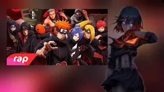 Kill La Kill react Rap do Akatsuki (Naruto) - Os Ninjas Mais Procurados Do Mundo (7 minutoz)