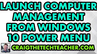 How To Launch Computer Management From The Windows 10 Start Menu Power Menu (2022)