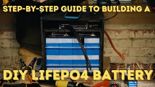 Step-by-step guide to building a DIY LiFePOP4 battery with JK BMS