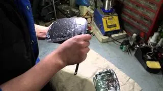 VW Passat B6 - приклейка бокового зеркала заднего вида - gluing side mirrors