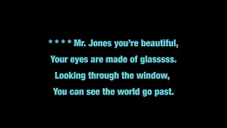 The Psychedelic Furs - Mr  Jones Karaoke