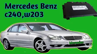 Mercedes Benz  W203 transmission control module replacement and location