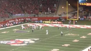 091314 nebraska at fresno st football   abdullah 1 yard sweep