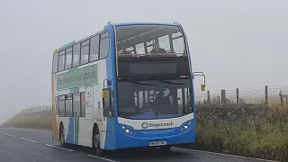 VIA COAST ROAD: Route 22X | NK58FNC/19438 - Stagecoach North East: Dennis Trident 2/ADL Enviro 400