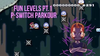 SMM2 Fun Levels To Check Out Pt 1 - P Switch Parkour DX