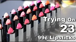 Trying On Every Wet n Wild Silk Finish Lipstick | Bailey B.