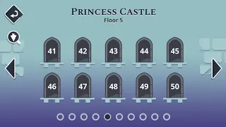 Tricky Castle level 41-50 walkthrough. (Princess Castle)