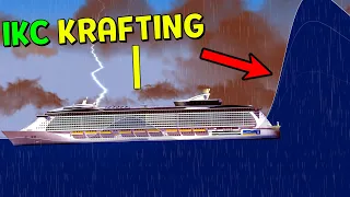 IKC Krafting VS Tsunami and Storm | Floating Sandbox