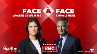 L'interview politique intégrale de Bruno Le Maire sur RMC
