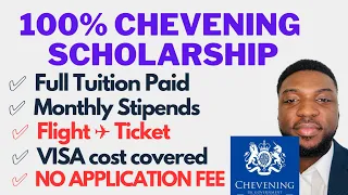 Get Paid to Study in UK | Chevening Scholarship 2024