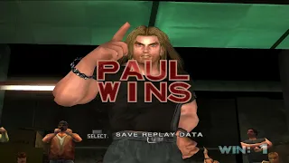 Tekken 4: Paul Phoenix All Intros & Win Poses (HD)