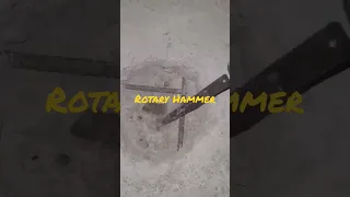 Drill a big hole in Concrete with one tool (Bosh GBH 2-26 Rotary Hammer with SDS)#concrete #drill