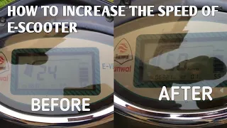 How We Can Increase The Speed Of E- scooter 100% Working With Proof.