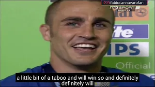 Fabio Cannavaro after the final. 9/7/2006