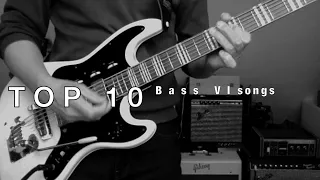 BASS VI Top 10 - greatest songs and riffs easy to learn  - vintage 1963 Hofner 188 Bass VI