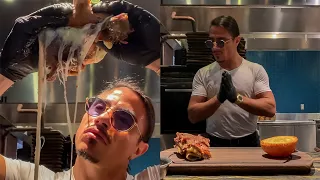 Salt Bae Cutting The Best Meat in Nusret Dubai! #18