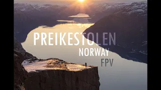 Spectacular Preikestolen - Lysefjord | Norway | DJI FPV drone | 4K