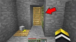 I found this kids secret Minecraft base.. then his redstone exposed a hidden doorway!