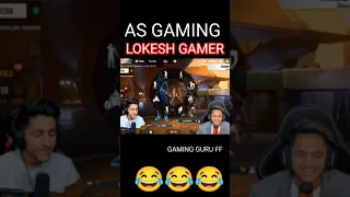 LOKESH GAMER VS AS GAMING VS AJJUBHAI VS GYAN GAMING 😂😂 #Short #LokeshGamer #AsGaming #GamingGuruFF