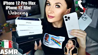 🇮🇹 iPhone 12 Pro Max & iPhone 12 Mini Unboxing *ASMR (in Italiano)