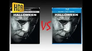 ▶ Comparison of Halloween 4K HDR10 (2.8K NF) vs Regular Blu-Ray Edition