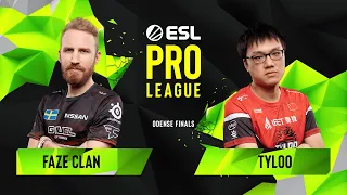 CS:GO - FaZe Clan vs. TYLOO [Inferno] Map 1 - Group A - ESL Pro League Season 10 Finals