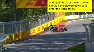 Vettel Canada Incident