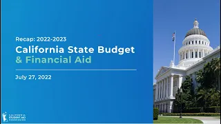 2022-23 California State Budget Recap