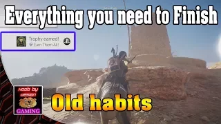 Assassins Creed Origins - Old Habits - Trophy / Achievement