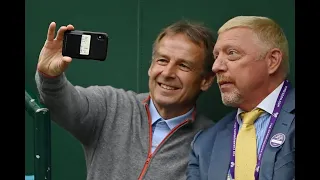 Mit Jürgen Klinsmann am Centre Court