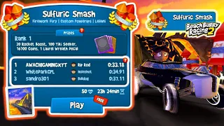 Sulfuric Smash "Fireworks Fury" 🎭🎖️1st Place🎖️🎭 with Leilani ft. Rip Rod (Beach Buggy Racing 2)