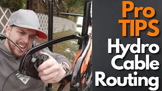 Easy Trick for Internal Routing Hydraulic Brake Hose using a Shift Cable and Ferrule