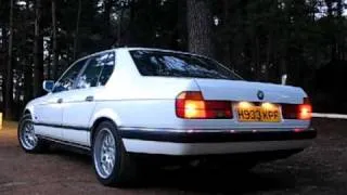 BMW e32 735i exhaust noise