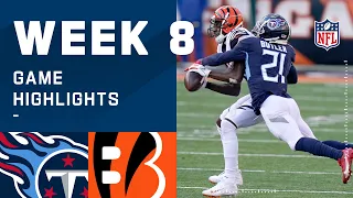 Titans vs. Bengals Week 8 Highlights | NFL 2020