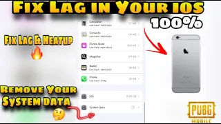 How to Fix Lag on iPhone ( 5s/ 6/ 6s/ 7/ 8/ XR )Low End | PUBG Mobile Lag Fix on iPhone | PUBGMOBILE