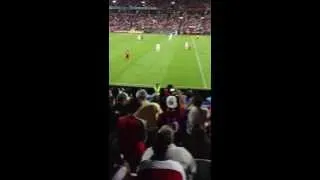 Francesco Totti getting Standing Ovation (Toronto FC 1 AS Roma 4)