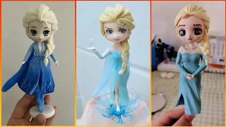 Make cute Frozen Elsa from Clay | Clay Art Compilation #74| Polymer Clay | Clay Art | Creative Ideas