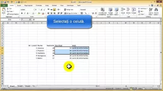 Tutorial Excel - Cum inserăm celule, rânduri, coloane
