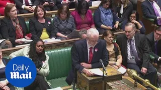 Jeremy Corbyn says Theresa May's Brexit strategy is in "tatters"