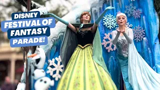 Disney FESTIVAL OF FANTASY Parade! Walt Disney World Magic Kingdom January 14, 2024 01/14/24