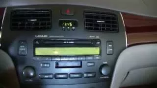 2004 Lexus es330 radio replacement with aftermarket double din head unit