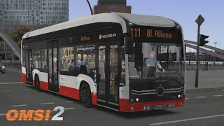 Electric Bus in Hamburg, Route 111 | OMSI 2