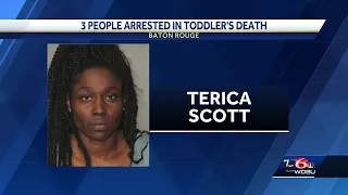 3 arrested in Baton Rouge toddler's death