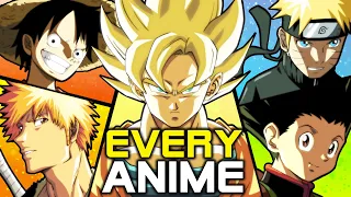 Ranking EVERY Anime and Manga (Tier List)